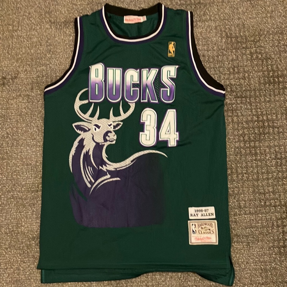 Milwaukee Bucks Ray Allen #34 jersey